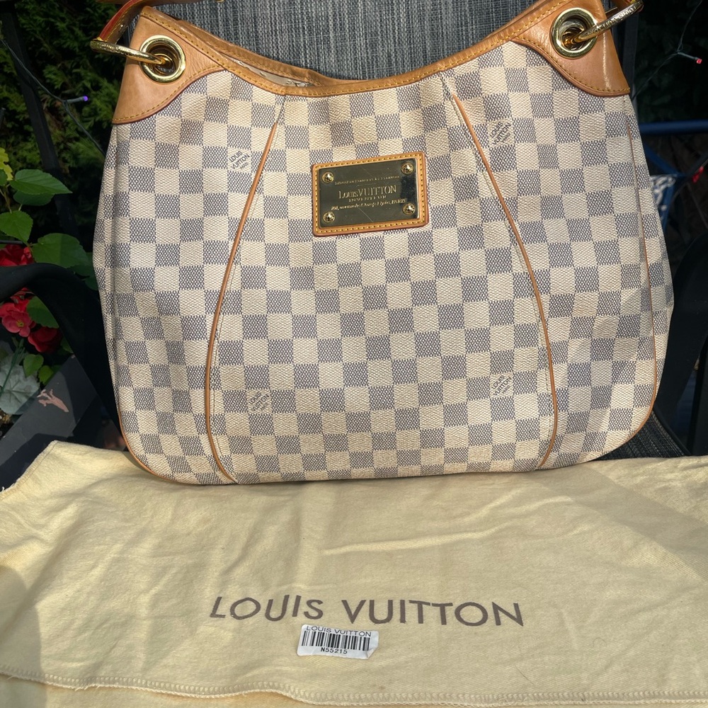 👜 Louis Vuitton Galliera PM – Damier Azur – Authentic + Dust Bag